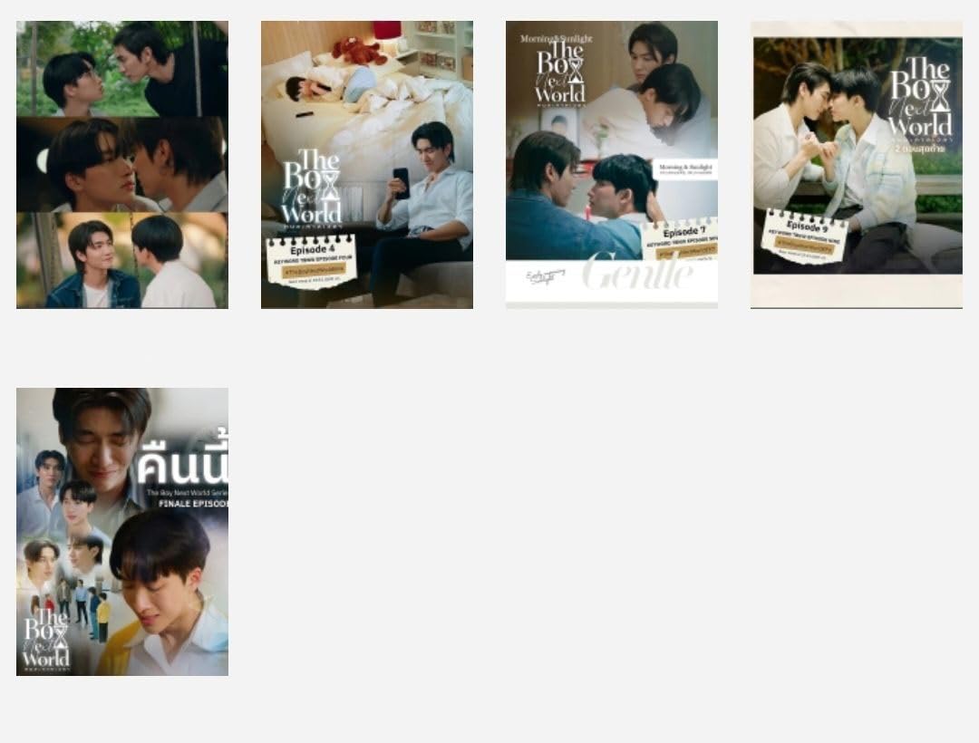 Amazon.co.jp: タイBLドラマ The Boy Next World 写真集 Boss Noeul